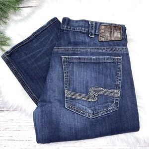 👖Like New |•SILVER JEANS•| Gordie Loose Fit Straight Leg 40x34👖
